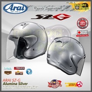 Arai SZG Alumina Silver Plain Original Japan Motorcycle Helmet