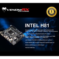 VenomRX H81 NVME Motherboard (1150)