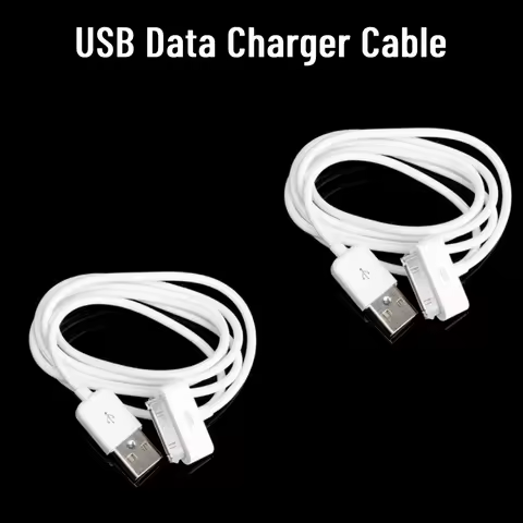 1-2pcss 1m USB Data Sync Charger Cable For Apple iPhone 4 4s 3G iPhone iPod Nano USB Cable