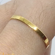 Xing Leong Gold 916 Ring Budget Solid Plain / Cincin Padu Bajet Emas 916