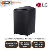 LG  [Top Load] Washing Machine (20kg) with Intelligent ~ Fabric Care ~ TV2520SV7K