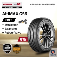 General Tire AltiMAX GS6 R19 245/45 SSR (with installation)