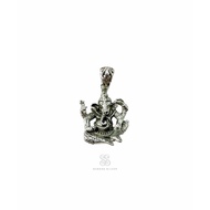 Ganesha Silver Pendant 925 Silver Necklace Accessories