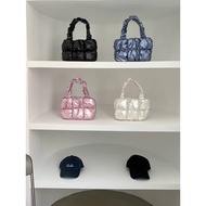 [Next Day Delivery] Korean Style/Wrinkled Portable Cloud Bag