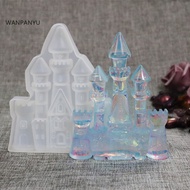 wanpanyu 3d Castle Mold Castle Silicone Mold House Building Design Silicone Candle Mold Non-stick Reusable Soap Mold for Easy Cleaning Southeast Asian Favorite