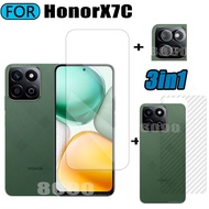 Honor X7C Tempered Glass 3 in 1 Screen Protector for Honor X7A X7B X6A X6B X8B X8A Tempered Glass wi
