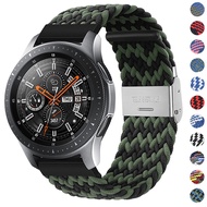 Nylon strap Adjustable Bracelet compatible for Samsung Galaxy Watch 3 42mm 46mm Gear S3 Active 2 Watch 20mm 22mm