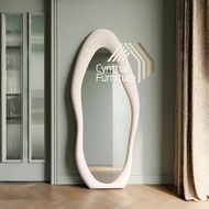 🩵CF210 雲朵鏡 Irregular Mirror〖🚚Free Shipping包送貨〗高清鏡  試衣鏡 簡約款 衣帽間 玄關 Full Body Mirror 多場景適用 全身鏡 落地鏡 穿衣鏡
