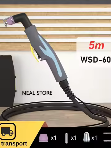 Air Plasma Torch SG55 WSD60 Welding Plasma Cutter Cutting Torch Gun with Burner Holder Pilot Arc Com
