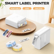 Portable Mini Printer D12 Inkless Thermal Printer Portable Label Printer Bluetooth Wireless Mini Sti