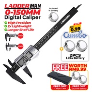 TACKLIFE 150mm Digital Caliper Measuring Tool Angkup Vernier Caliper Digital Caliper Gauge Measureme
