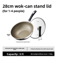 CAROTE | Non-Stick Induction & Gas Stove Compatible Stainless Steel Titanium Ceramic Honeycomb Fryin