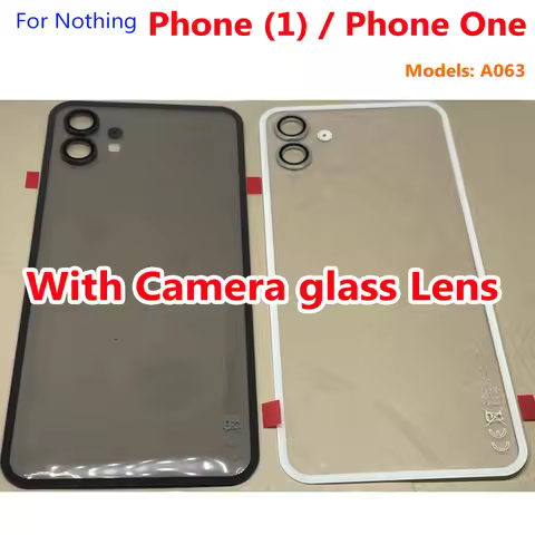 Best AAA+ New For Nothing Phone (1) Phone One A063 Battery Back Cover Housing Rear Case with Camera 