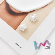 KANDER Pearl 18mm Button Flower White Pearl Button YD