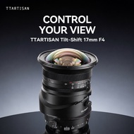 TTArtisan 17mm F4 Tilt-Shift ASPH Lens - Super Wide Angle Full-frame Lens for Sony FE / Nikon Z / L-
