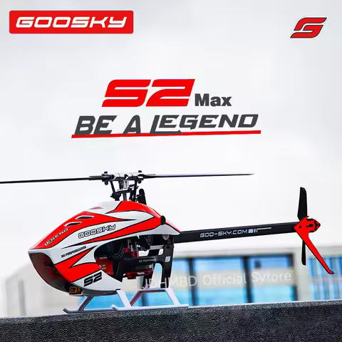 GOOSKY S2 Max Model Aircraft Built-In S-Fhss Dual Brushless High Performance 3D Stunt Remote Control