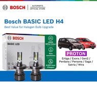 BOSCH BASIC LED H4 Halogen Headlight Retrofit Bulb - PROTON Saga Exora Gen2 Persona Satria Wira