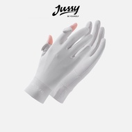 Găng Tay Da Lộn Giữ Ấm Jussy Official Bao Tay Cảm Ứng Chống Gió Thời Trang Cho Nam Và Nữ