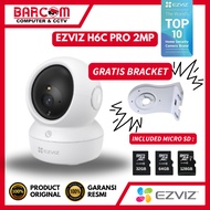 EZVIZ H6C PRO 2MP 1080P FREE WALLMOUNT BRACKET INCLUDES 32GB/64GB/128GB BABYCAM WIFI IPCAM INDOOR - 