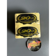 20th ANNIVERSARY RESIN EMBLEM