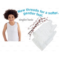 3PCS Premium White Baby Undershirts, Smooth, Good Quality, SNI LB