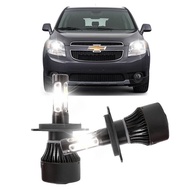 2 ชิ้น LED สีขาว 6000K X7 4SIDE หลอดไฟ NW ชุดไฟหน้าสําหรับ Chevrolet ORLANDO (J309) 2012-2023 (โคมไฟ