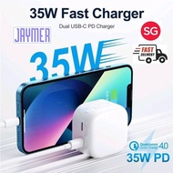 [SG] 35W 20W 15W USB-C PD Fast Charger Power Adapter Magnetic Wireless Light Cable Compatible Apple 