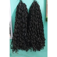 12 strands of curly embroidery hair