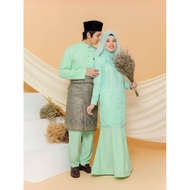 FULL SET BAJU PENGANTIN LELAKI PEREMPUAN | BAJU NIKAH | BAJU KAHWIN MINT PLUSSIZE - AMANI MOFF