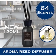 [6.6 SALES] New 120ml Black Aroma Reed Diffuser. 64 Fragrance Options. Hotel Scents. For Room and Of