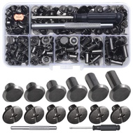 Chicago Screw Leather Rivets Assorted Screw Rivets M5 Chicago Binding Screws for Decorating PU Craft