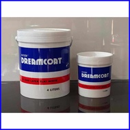 ◷ ✲ ◈ NATION DREAMCOAT FLAT LATEX WHITE | 1 LITER AND 1 GALLON | WATERBASE PAINT | NO ODOR