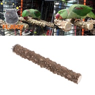 FLJUGY Chew Natural Wooden Teeth Grinding Perches Bird Parakeet Bird Stand Holder Pet Toy Bird Cage Accessories Hamster Branch