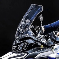 DS900X RAISED WINDSHIELD Motorcycle Screen New Windshield For Loncin VOGE Valico 900 DSX DS 900 X In