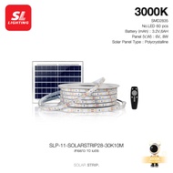 SL LIGHTING | Solar Strip Light โซล่าไฟเส้นแอลอีดี สวย สว่าง สมูท ยาว 10 เมตร IP65 กันน้ำ (แถมรีโมท)