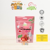 LITTLE FINGERS FREEZE DRIED [MINI STRAWBERRY][10M+][15G][LITTLE FINGERS]x[[HEARTSOME]