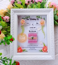 MAHAR 3D FRAME/MAHAR PERNIKAHAN SEPERANGKAT ALAT SOLAT FRAME/MAHAR FRAME KACA/MAHAR PERNIKAHAN FRAME