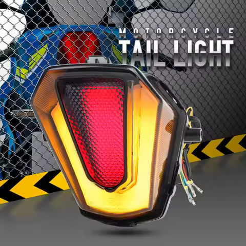 Motorcycle Taillight Integrated Tail Rear Light Brake Stop Light LED Turn Signals lamp For Suzuki gs