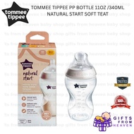 TOMMEE TIPPEE PP BOTTLE 11OZ /340ML NATURAL START SOFT TEAT