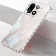 For OnePlus 15 13 13T 13R 13S 12 Ace 6 6T Frameless PC Phone Case Nord 5 Nord4 Ace 5 Pro Ultra Racin