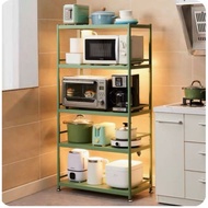 【SG Stock】 Stainless Steel Kitchen Shelf Kitchen Rack Metal Shelf Oven Rack Oven Shelf Microwave Rack Microwave Shelf