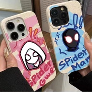 Cartoon Cute Spider-Man Case Compatible for IPhone 7Plus 15 11 14 12 13 Pro Max 15  8 7 Plus XR X XS Max SE 2020 Creative Trendy Brand