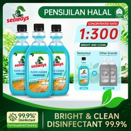 Seaways Floor Cleaner Multi Effect Concentrted 500ml Lemongrass flavor Antibacterial Cleaner