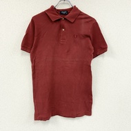 FRED PERRY短袖 polo 衫，紅色， M 碼，古著。