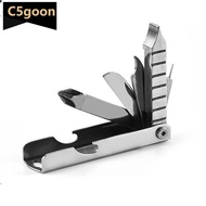 C5GOON Multifunctional Combination Tool Portable Repair Kit with Ejector Pin Screwdriver Bottle Open