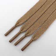 Light Brown Shoelaces Flat for Men and WomenAJ1AF1Leisure Sports Travel Shoes Running Fabric Swatch 