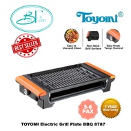 TOYOMI Electric Grill Plate BBQ 8787 BBQ Grill Pan