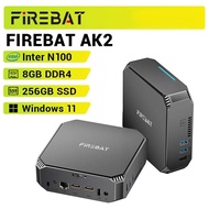 FIREBAT AK2 PLUS MiniPC Intel N150N100 Dual Band WiFi5 BT4.2 16GB 512GBDesktop Gaming Computer