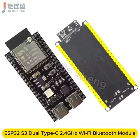 ESP32-S3 Dual Type-C Development Board Module N16R8 N8R8 Antenna Base and ESP32 S3 44-Pin Expansion 