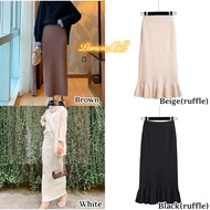 🌸Ready Stock🌸96CM Long Premium Quality Women Pencil Skirt Knitted Skirt Muslimah Skirt Labuh Wanita